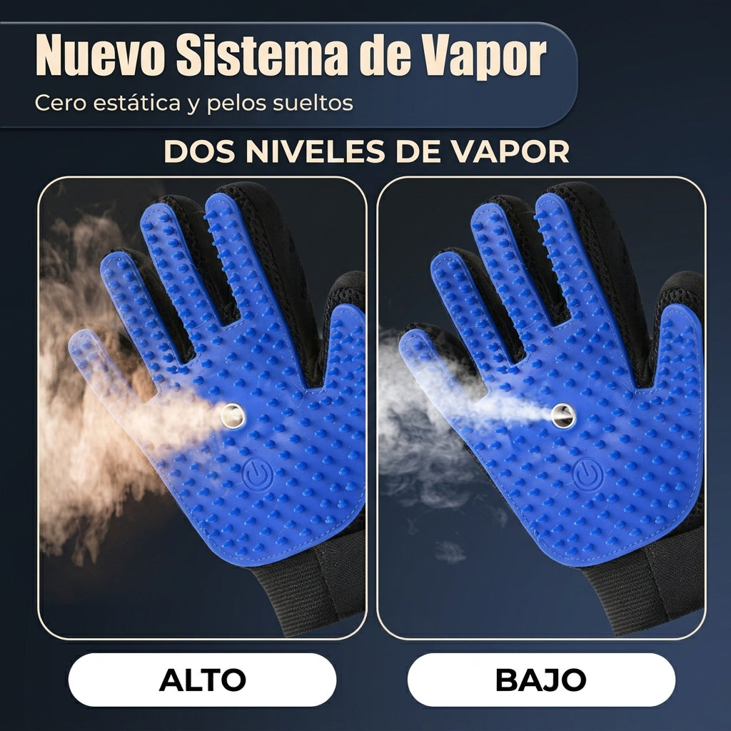 Guante De Cepillo Relajante 3 en 1 con Vaporizador