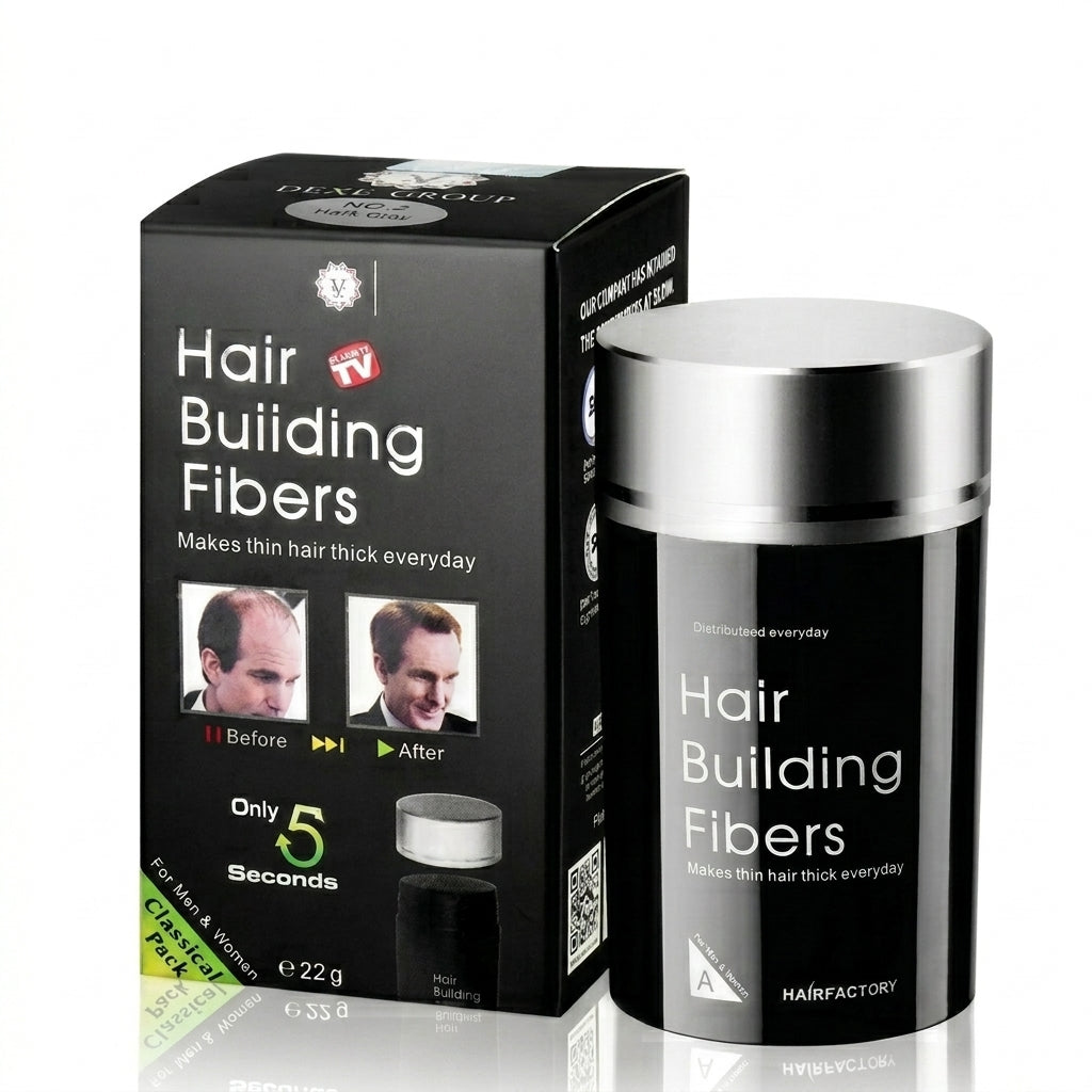 Densificador capilar con fibras de queratina para dar volumen instantáneo al cabello - Nahiara.Store